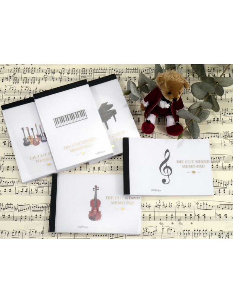 Stand Memo Pad Violinschlüssel