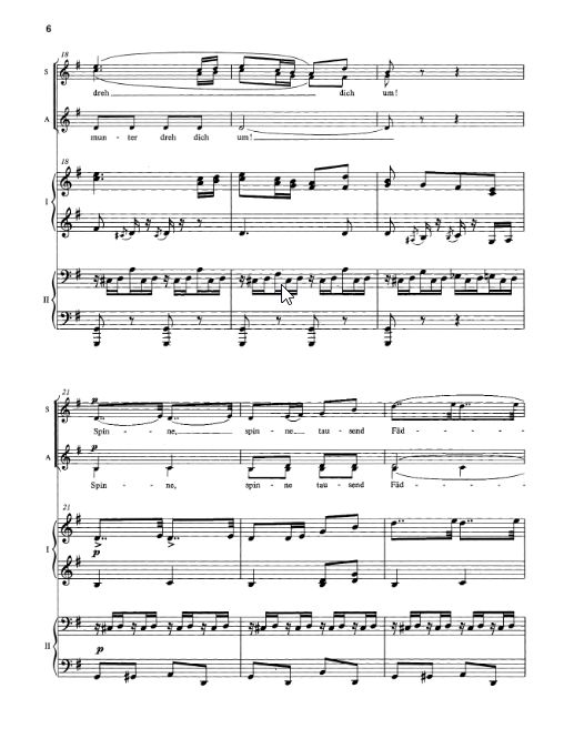 Chor der Spinnerinnen