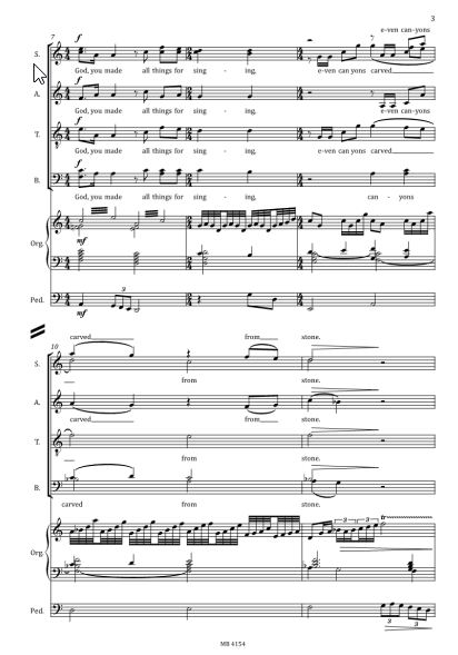 God you made all things for singing