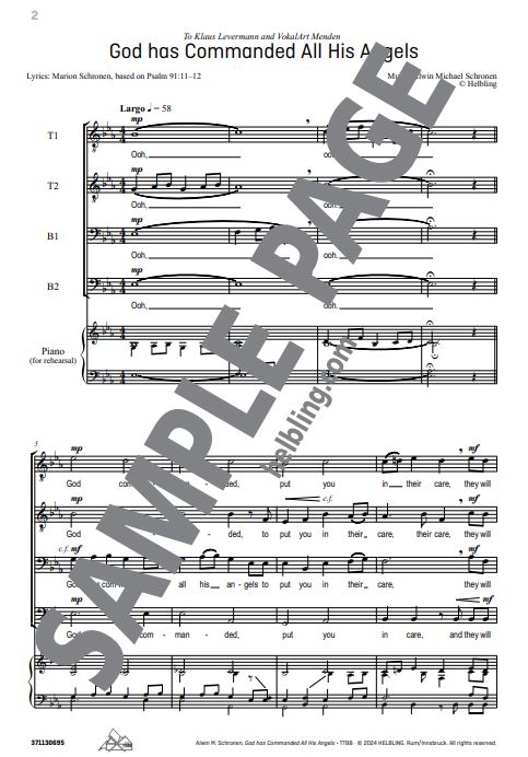 God has commanded all his angels