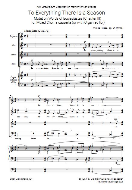 To everything there is a season op. 21