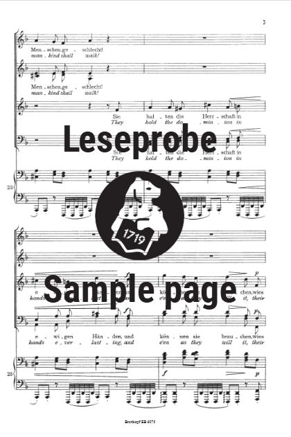 Gesang der Parzen op. 89