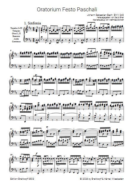 Osteroratorium BWV 249