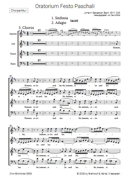 Osteroratorium BWV 249