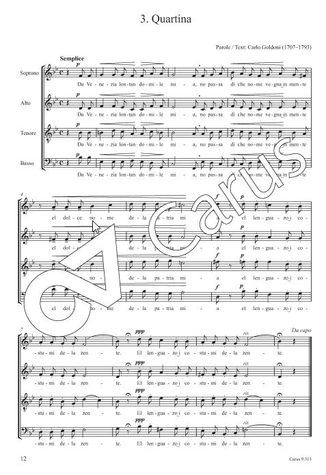 Otto Cori / Acht Chöre