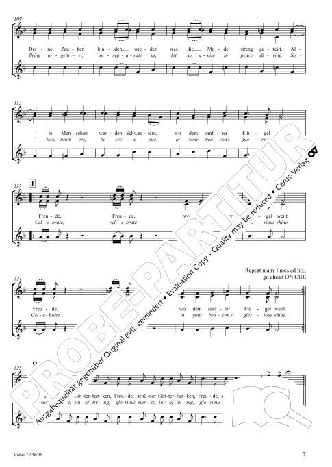 Ode an die Freude / Ode to Joy