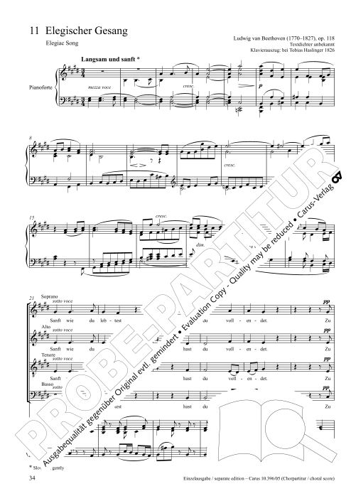 Chorbuch Beethoven