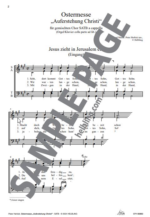 Ostermesse "Auferstehung Christi"