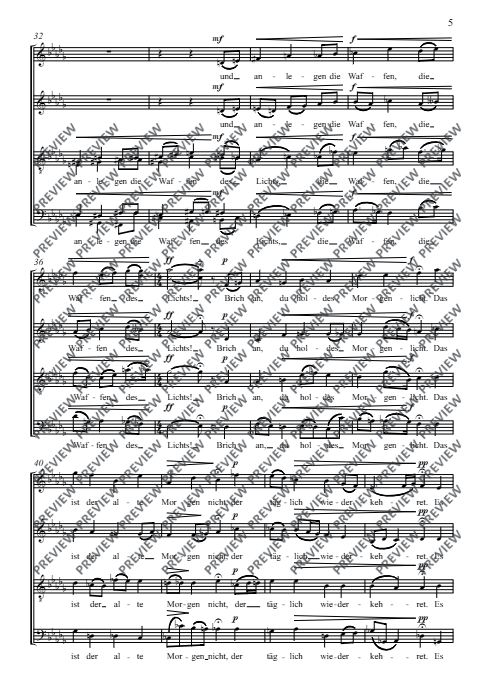 Die Nacht ist vorgerückt op. 18/1