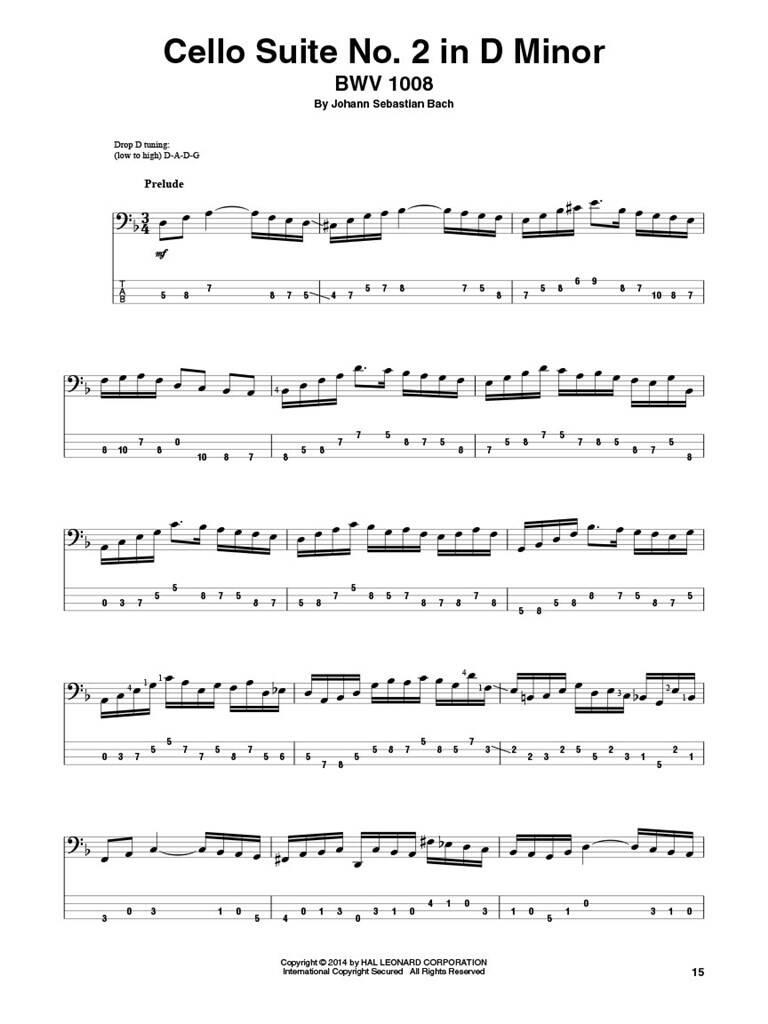 Bach Cello Suites for Electric Bass