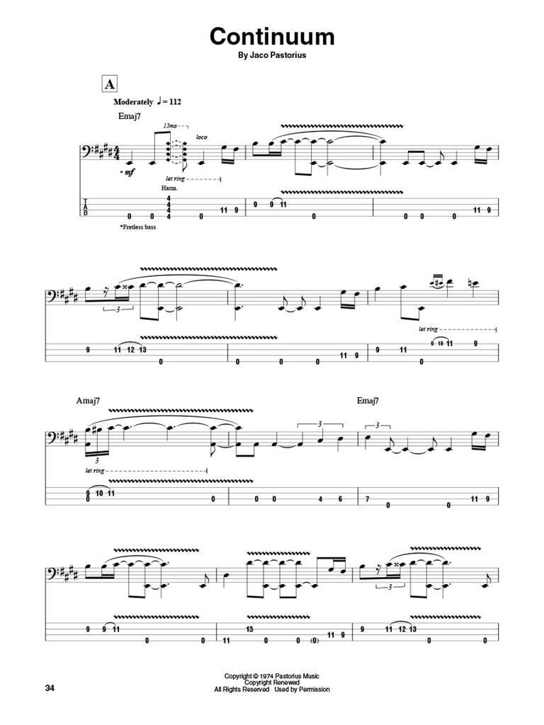 Jaco Pastorius - Bass Play-Along Vol. 50