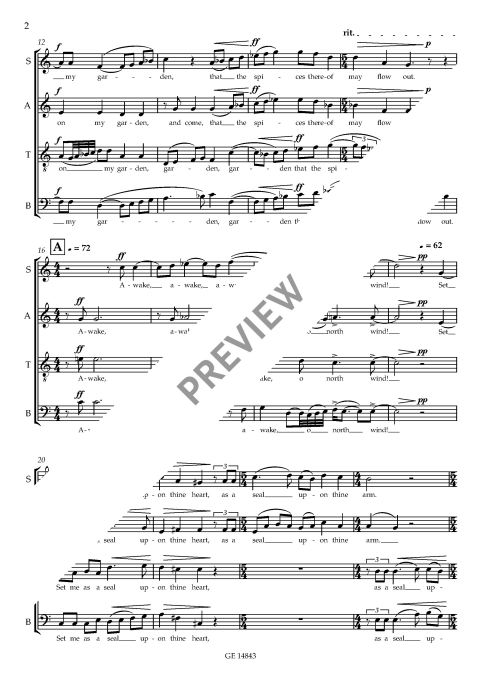 Awake o north wind (Set me as a seal upon your heart)