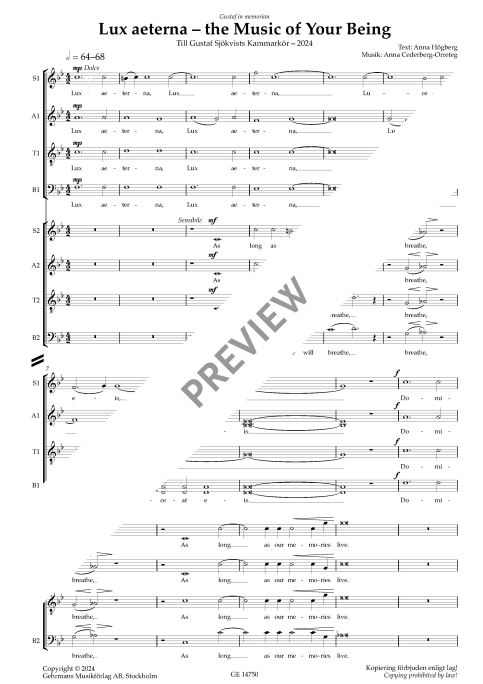 Lux aeterna - The music of your being