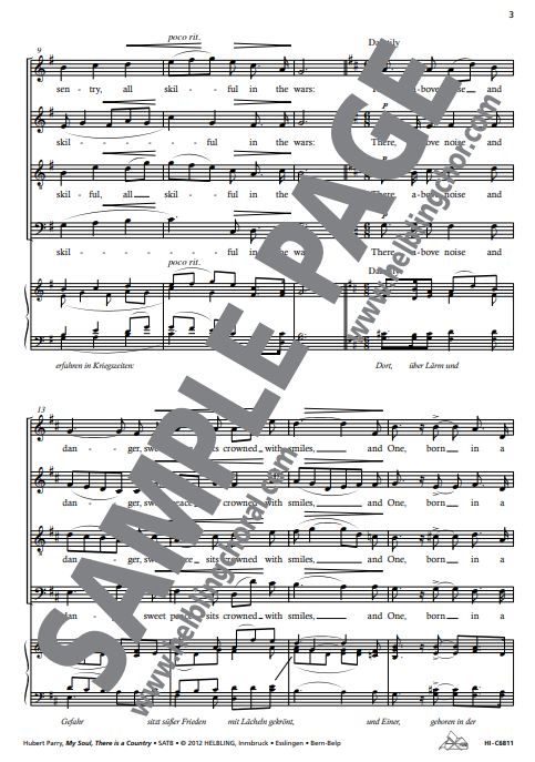 My soul, there is a country