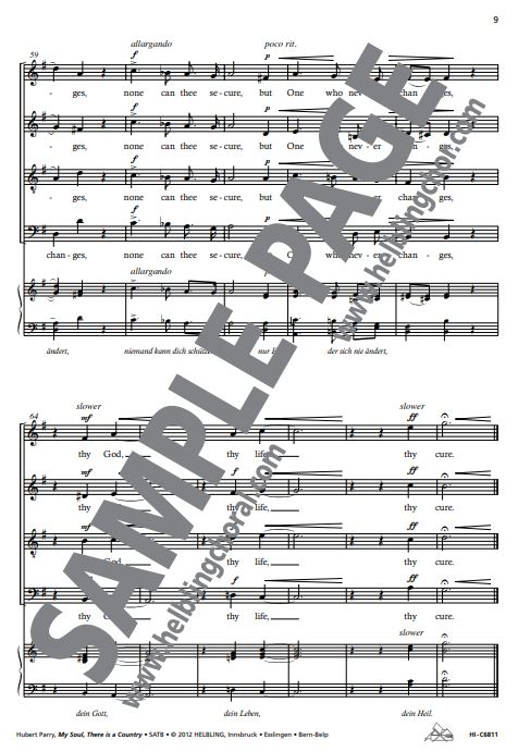 My soul, there is a country