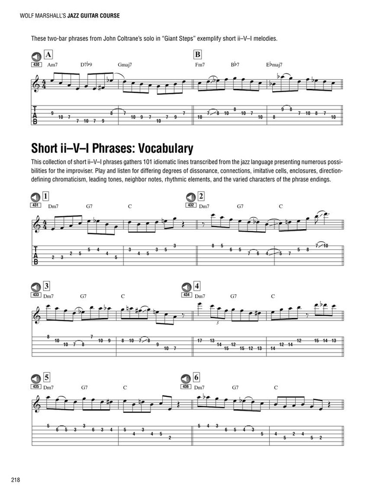 Wolf Marshall's Jazz Guitar Course