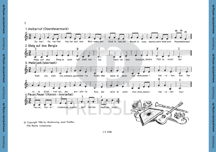 Mei erst's Liederbücherl für's Hackbrett