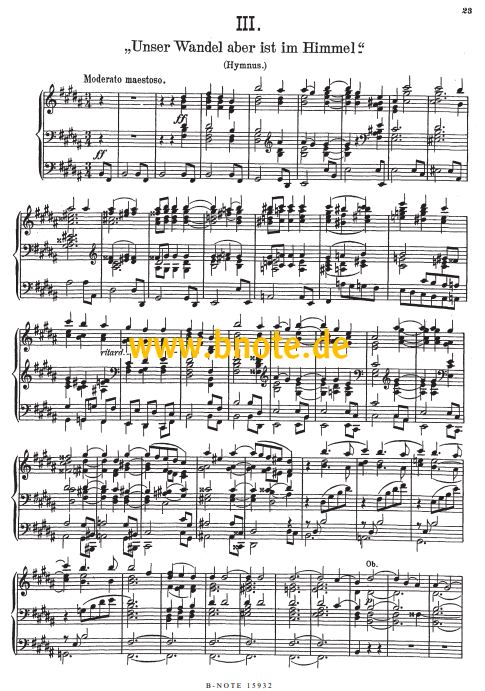 Orgelsonate Nr. 7 fis-moll op. 25