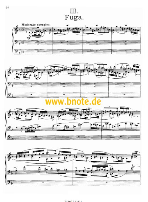 Orgelsonate Nr. 10 d-moll op. 54