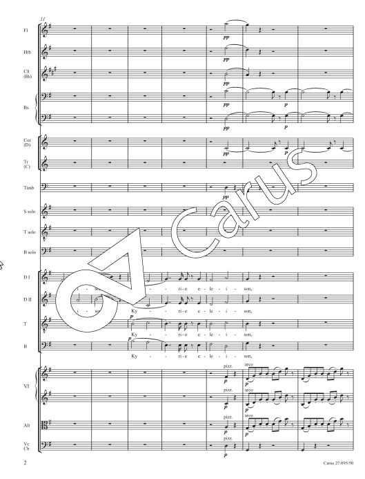 Messe solennelle de Sainte Cecile (Cäcilienmesse) CG 56