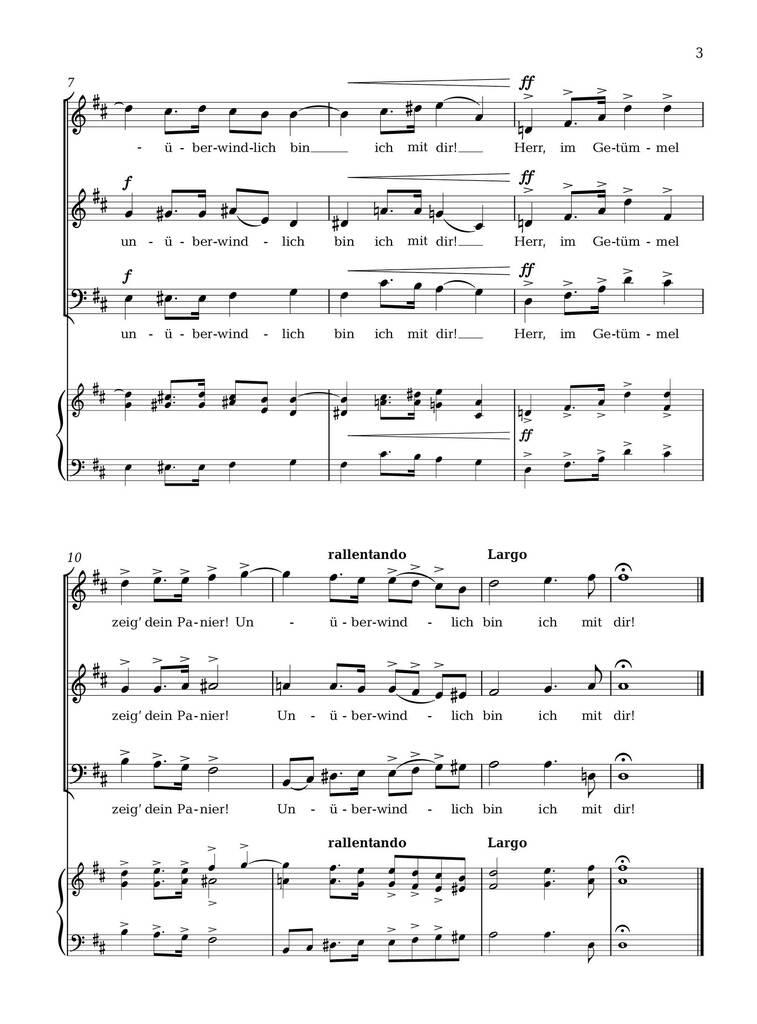 Sechs geistliche Lieder / Six sacred songs