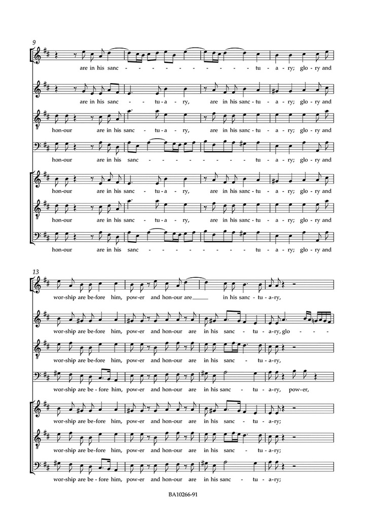 Anthem on the Peace HWV 266