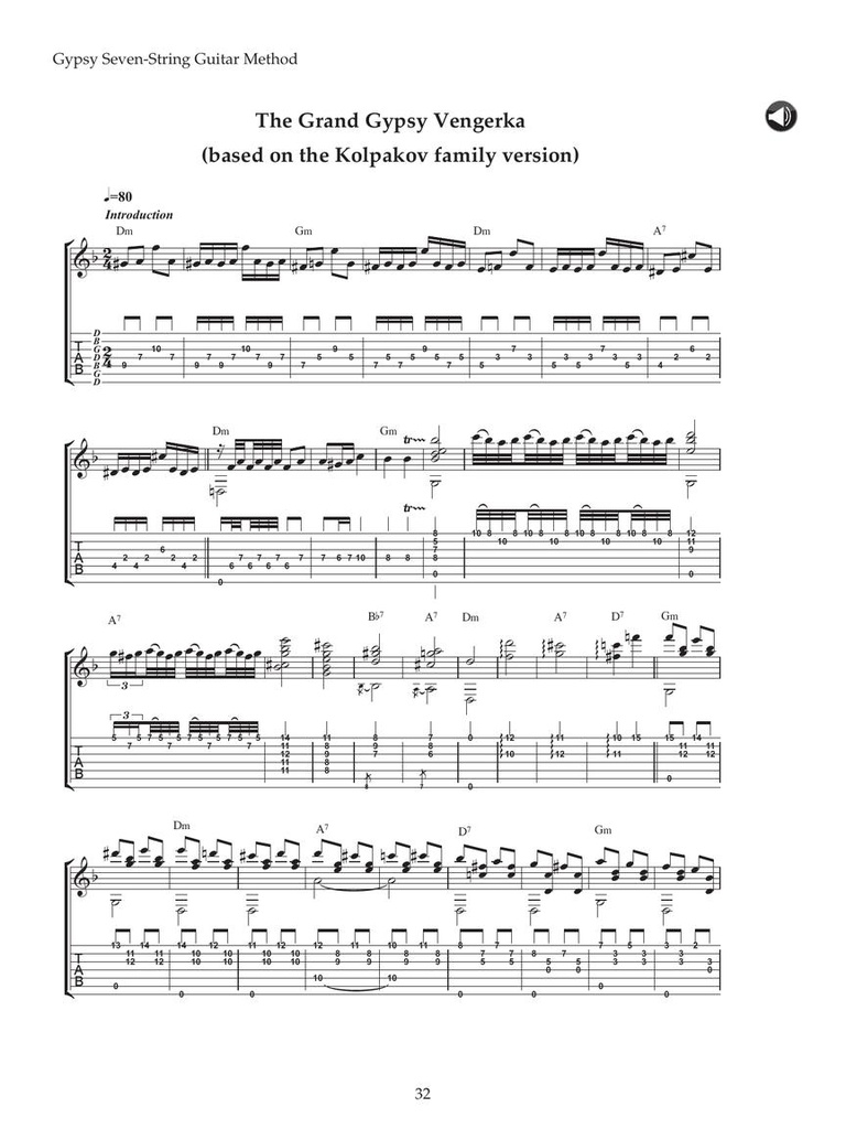 The Kolpakov Method for Russian Gypsy Guitar