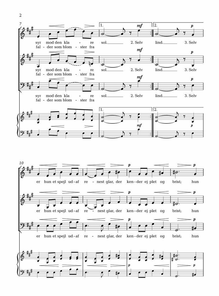 6 Sange op. 86 / 6 Songs op. 86