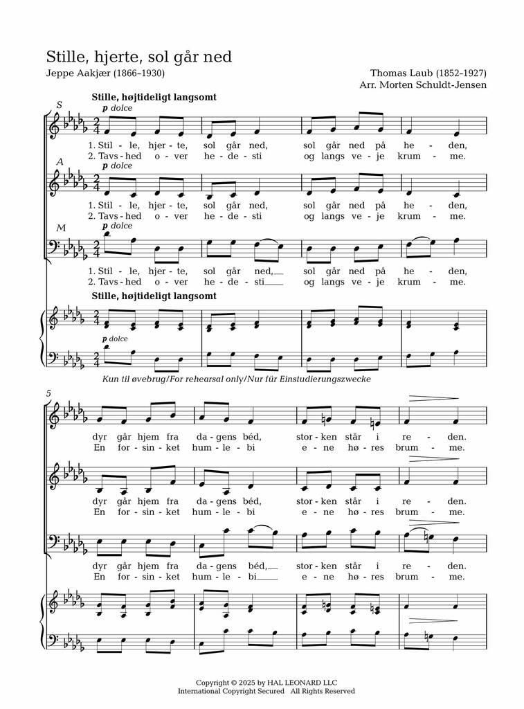 Danske Sange: Sommeraften 2 / Danish Secular Songs: Summer Evening 2