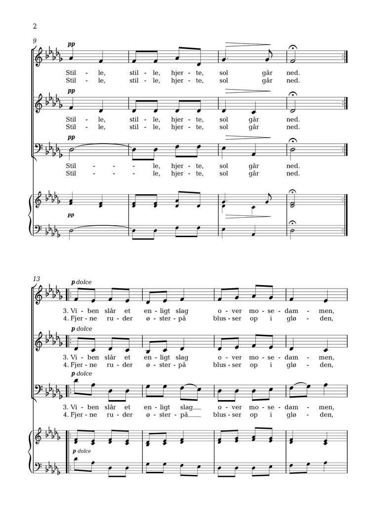 Danske Sange: Sommeraften 2 / Danish Secular Songs: Summer Evening 2