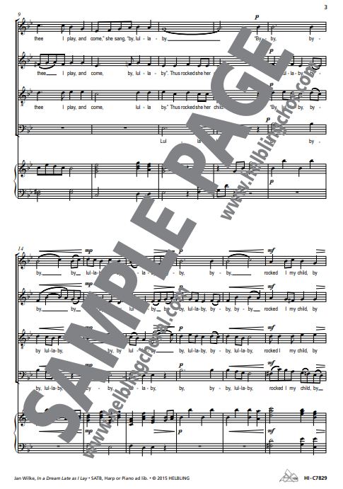 In a dream late as I lay