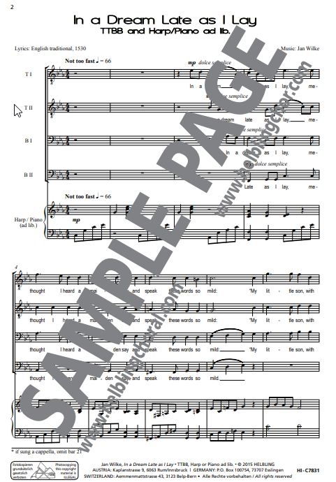 In a dream late as I lay