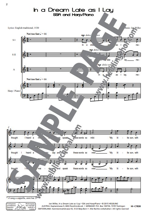 In a dream late as I lay