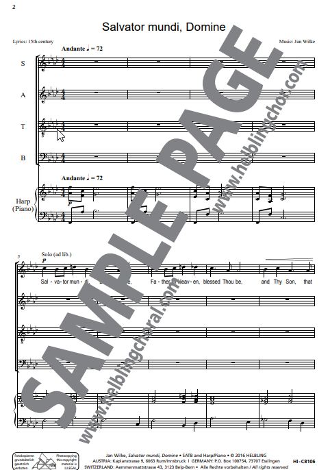 Salvator mundi Domine