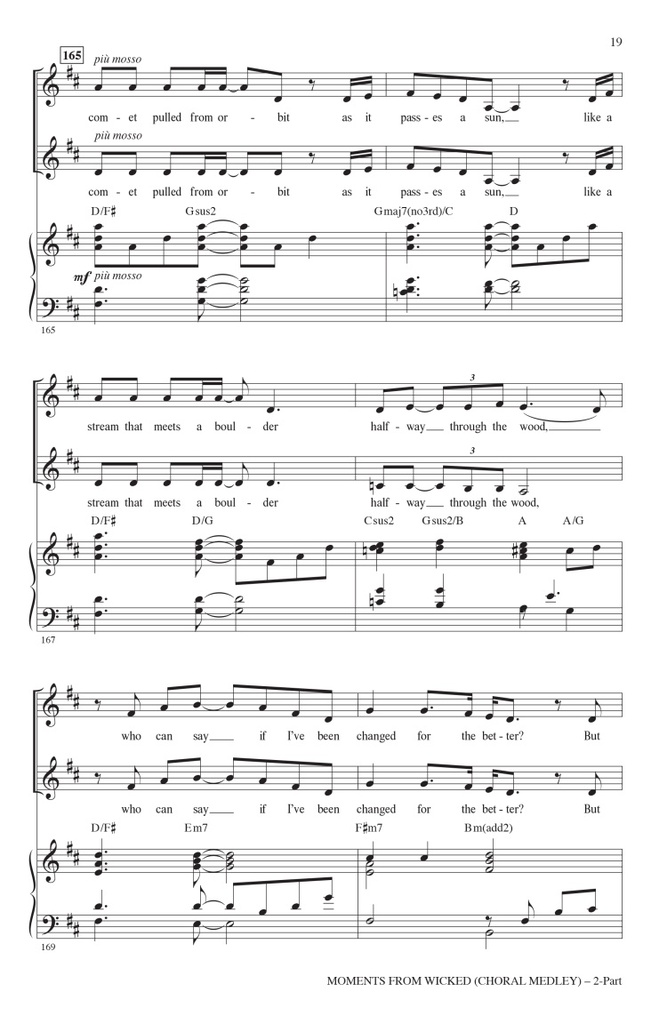 Moments from Wicked - Choral Medley