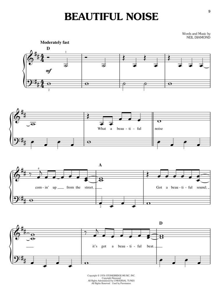 Neil Diamond - Easy Piano Collection