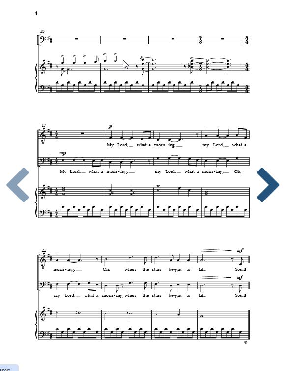 My Lord what a morning