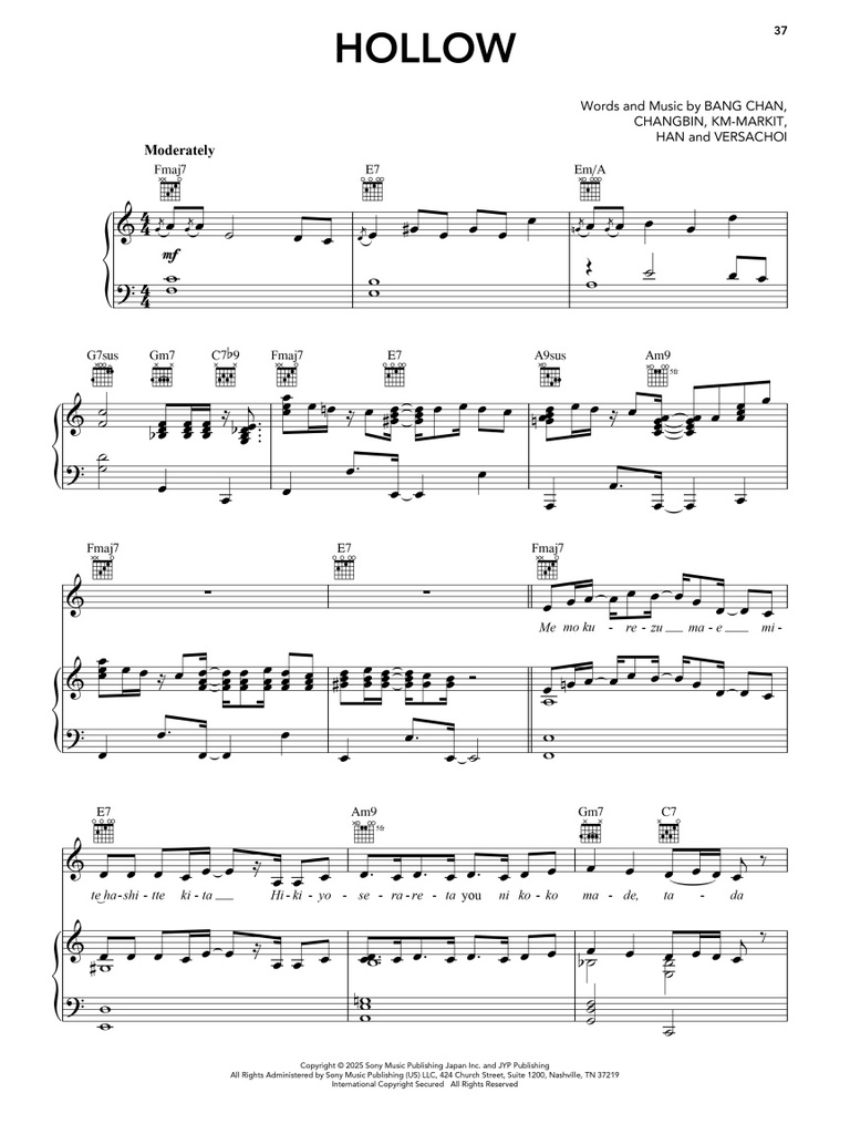 K-Pop Sheet Music Collection