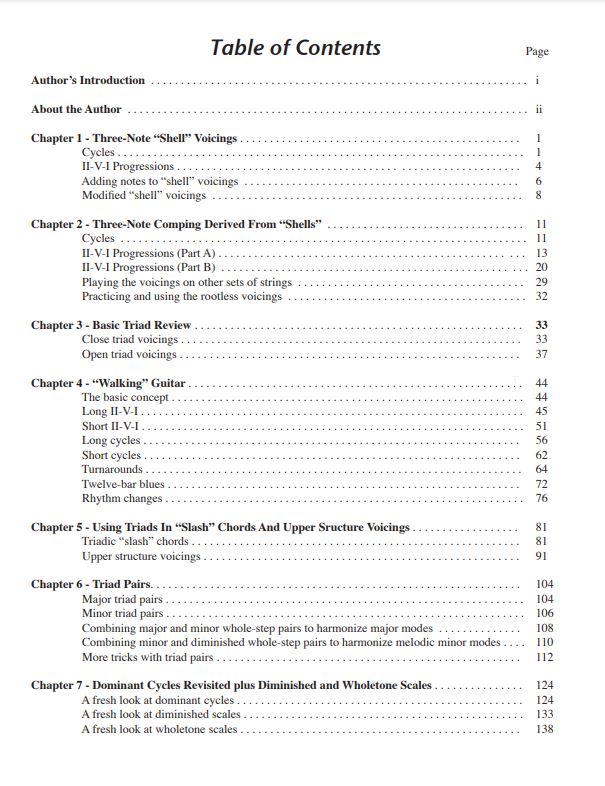 Three-Note Voicings and Beyond