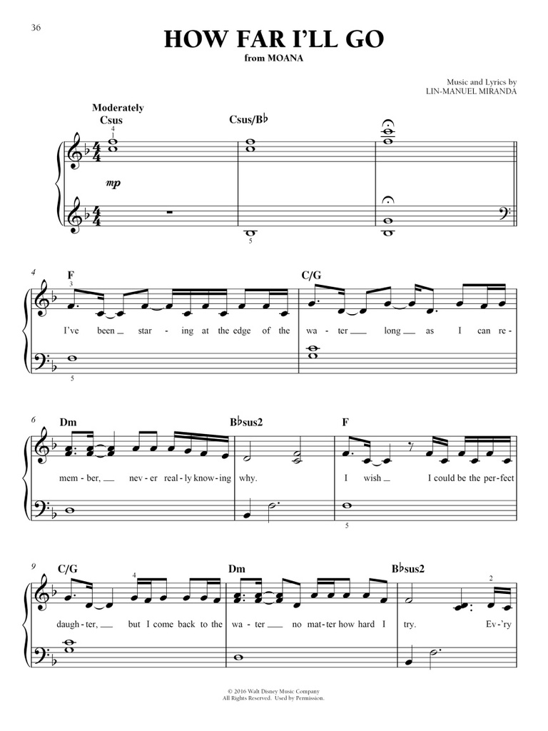 Disney Princess Easy Piano Collection