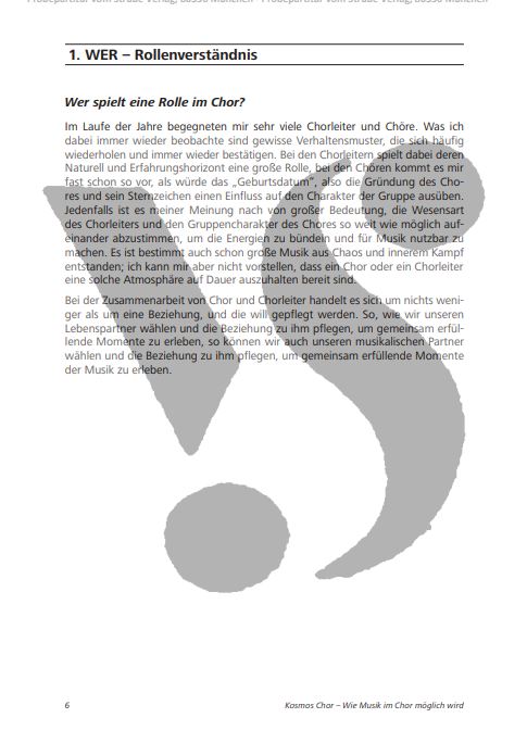 Chorrekter Umgang