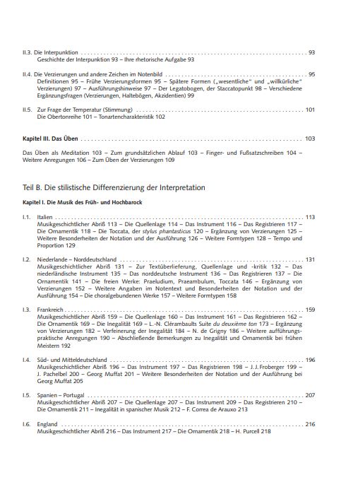 Orgelschule zur historischen Aufführungspraxis Teil 1: Barock und Klassik