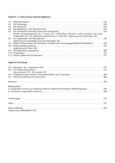 Orgelschule zur historischen Aufführungspraxis Teil 1: Barock und Klassik