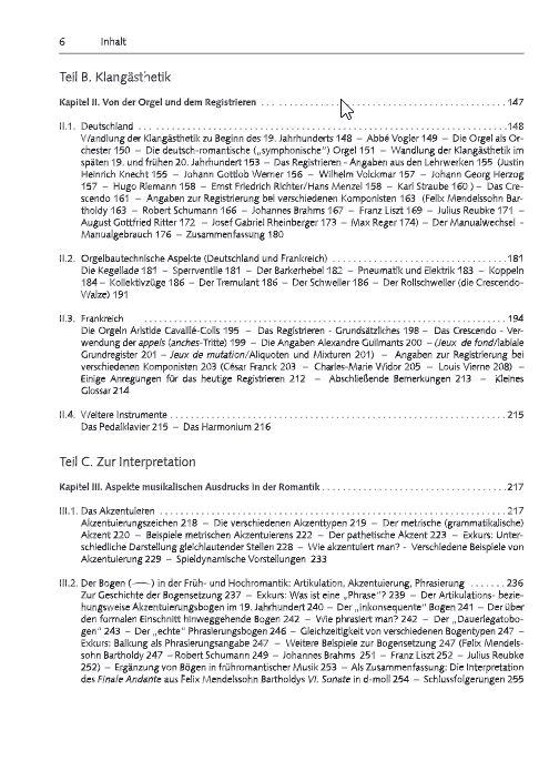 Orgelschule zur historischen Aufführungspraxis Teil 2: Romantik