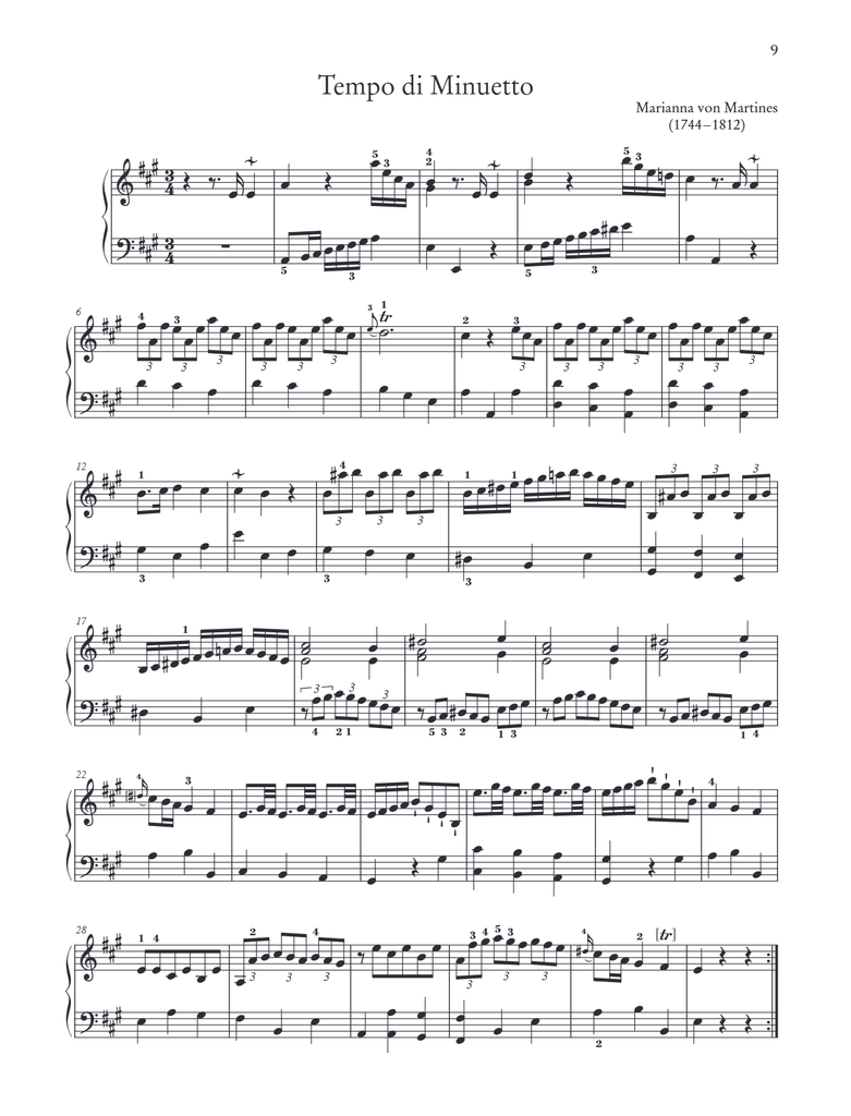 9 Komponistinnen aus 3 Jahrhunderten