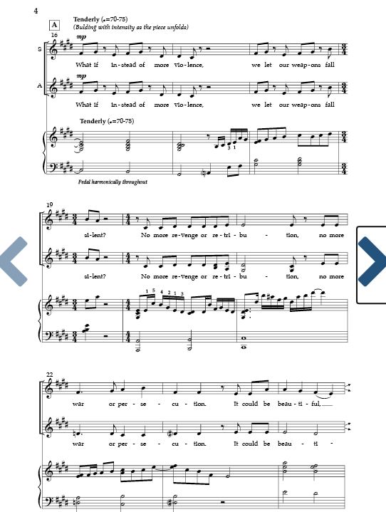 Can we sing the darkness to light?