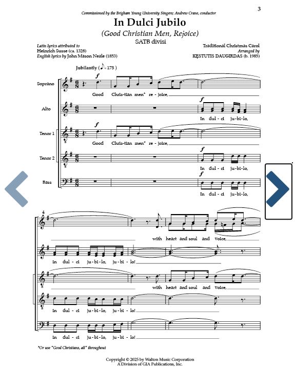 In dulci jubilo (Good Christian men rejoice)