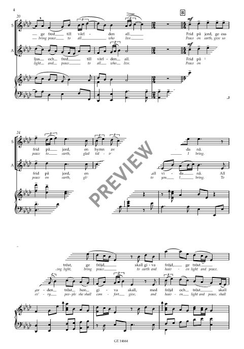 Ge oss fred ge oss ljus / Give us peace give us light