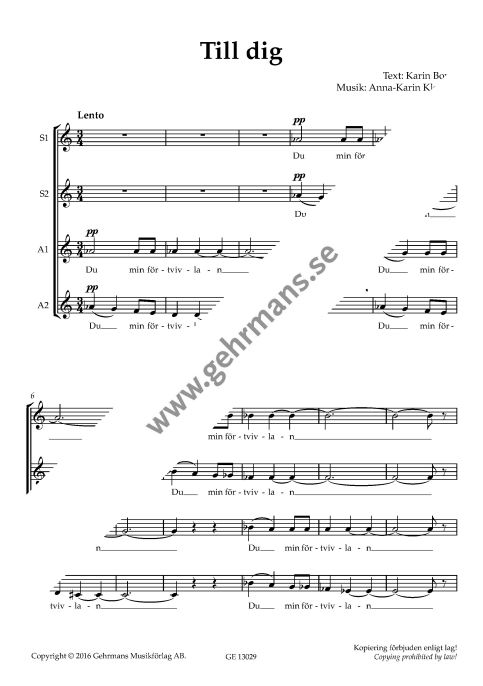 Tva sanger om kärlek