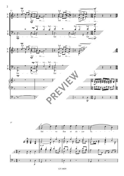 Salve flos et decor ecclesiae